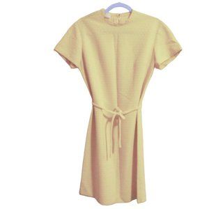 NEW Vintage 1960's Yellow Rio Fashions Day Dress Size 16 NWT NOS